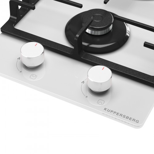 Газовая варочная панель Kuppersberg FG 36 W (белый) 2