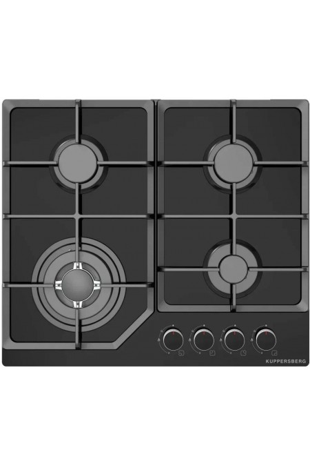 Газовая варочная панель Kuppersberg FG 60 B (черный) 