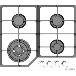 Газовая варочная панель Kuppersberg FG 60 W (белый)