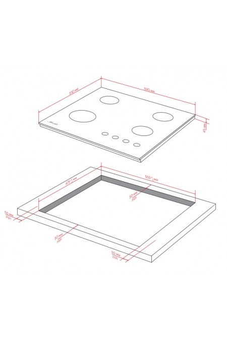 Газовая варочная панель Kuppersberg FG 60 W (белый) 1