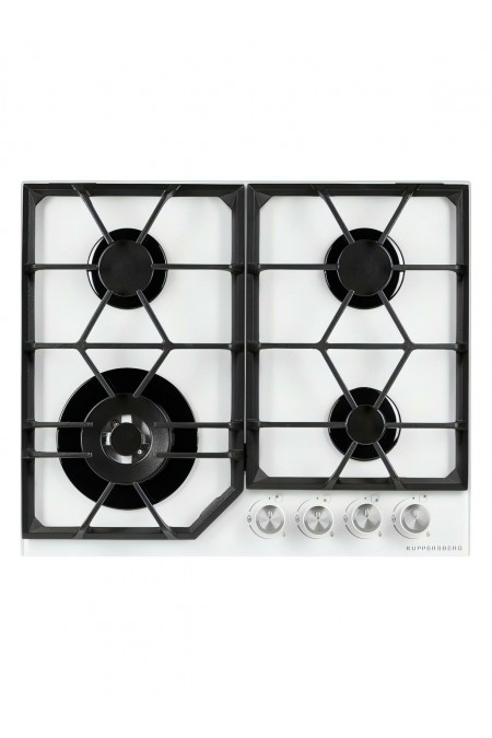 Газовая варочная панель Kuppersberg FG 62 W (белый) 
