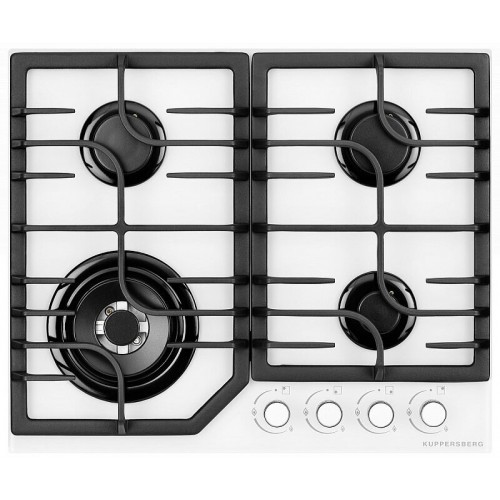 Газовая варочная панель Kuppersberg FG 63 W (белый) 