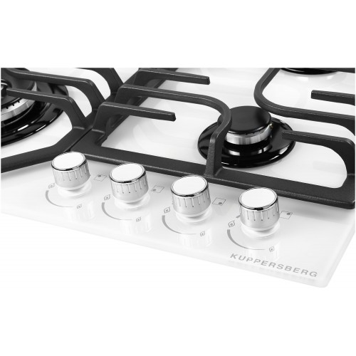 Газовая варочная панель Kuppersberg FG 63 W (белый) 2