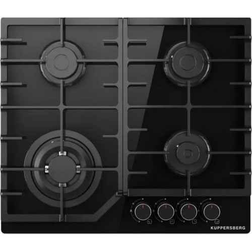 Газовая варочная панель Kuppersberg FG 66 B (черный) 