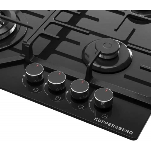 Газовая варочная панель Kuppersberg FG 66 B (черный) 2