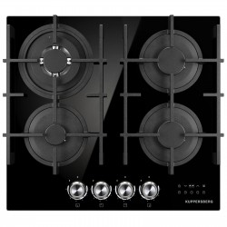 Газовая варочная панель Kuppersberg FG 68 B (черный)