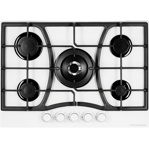 Газовая варочная панель Kuppersberg FG 73 W (белый) 