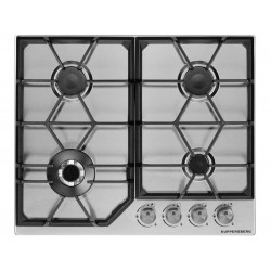 Газовая варочная панель Kuppersberg FS 62 X (нержавеющая сталь)