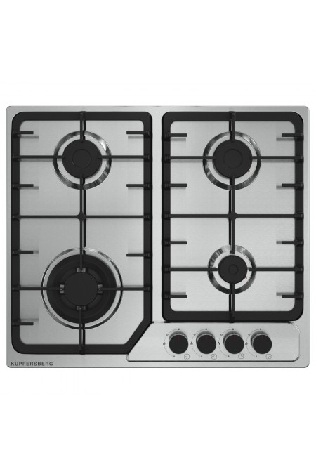 Газовая варочная панель Kuppersberg FS 66 X (нержавеющая сталь) 