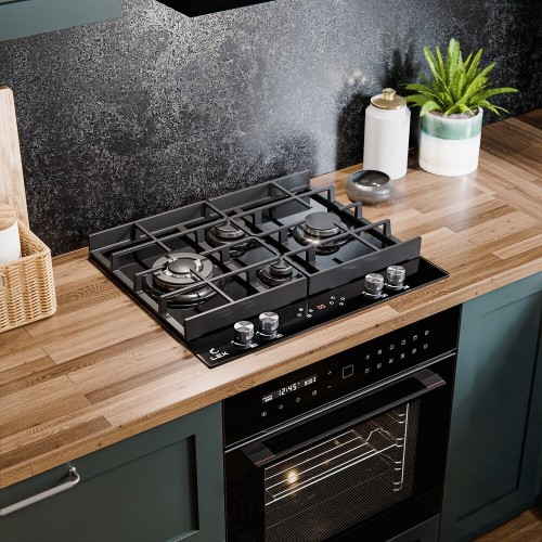 Газовая варочная панель Lex GVG 644T MBBL (черный) 1