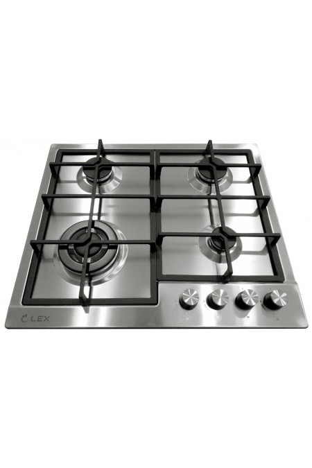 Газовая варочная панель LEX GVS 640 IX (серебристый) 