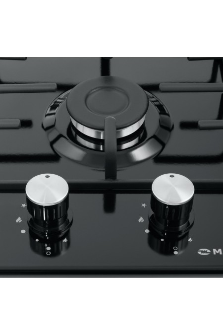 Газовая варочная панель MAUNFELD EGHE 32.3EB/G (черный) 2