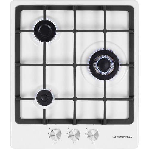 Газовая варочная панель MAUNFELD EGHE 43.33CW/G (белый) 1