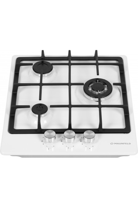 Газовая варочная панель MAUNFELD EGHE 43.33CW/G (белый) 1