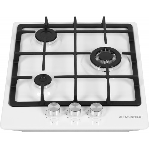 Газовая варочная панель MAUNFELD EGHE 43.33CW/G (белый) 3