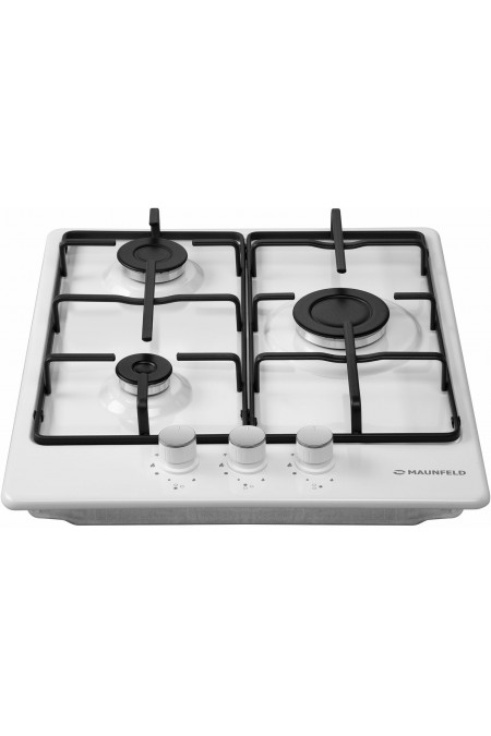 Газовая варочная панель MAUNFELD EGHE.43.3STS-EW (белый) 1