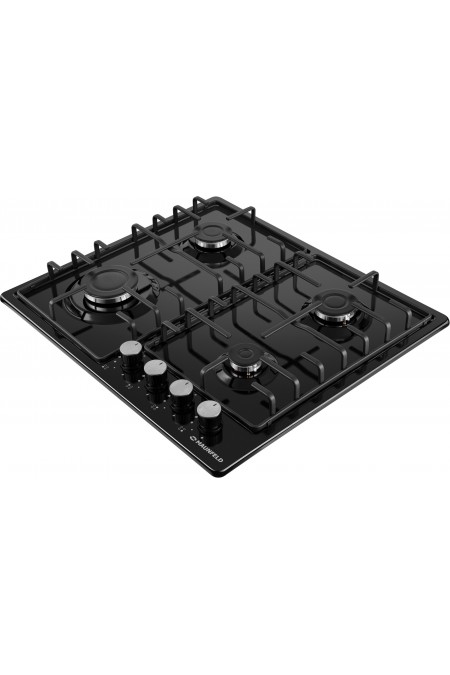 Газовая варочная панель MAUNFELD EGHE.64.3STS-EB/G (черный) 2