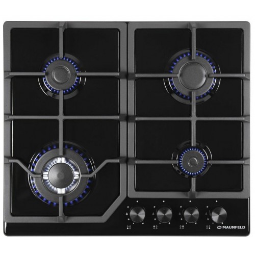 Газовая варочная панель MAUNFELD EGHE.64.43CB/G (черный) 