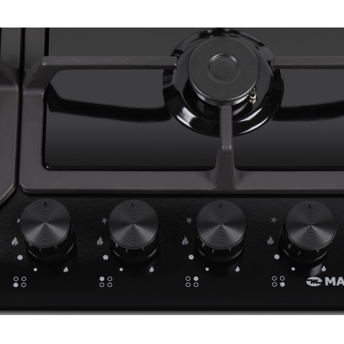 Газовая варочная панель MAUNFELD EGHE.64.43CB/G (черный) 4
