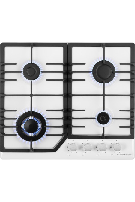 Газовая варочная панель MAUNFELD EGHE.64.43CW/G (белый) 