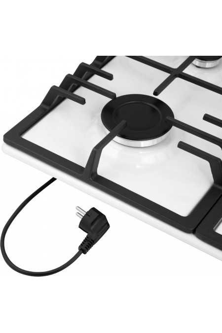 Газовая варочная панель MAUNFELD EGHE.64.43CW/G (белый) 4