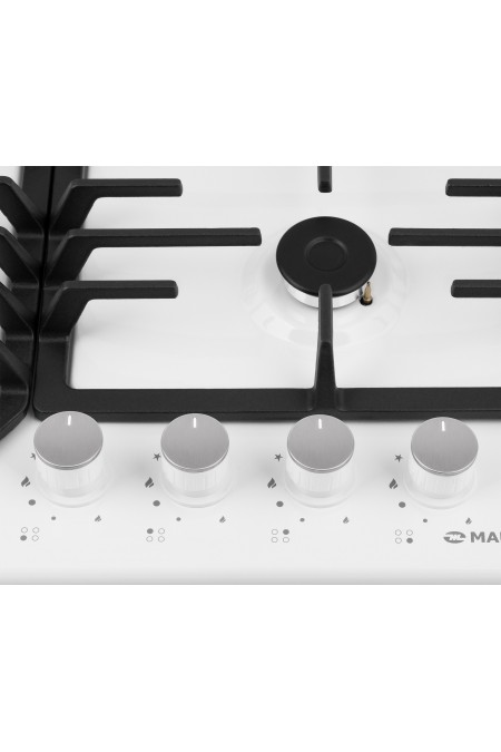 Газовая варочная панель MAUNFELD EGHE.64.43CW/G (белый) 5