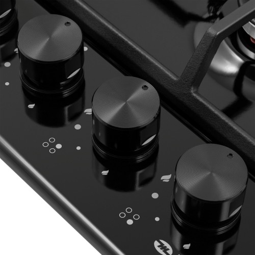 Газовая варочная панель MAUNFELD EGHE.64.63CB2/G (черный) 2