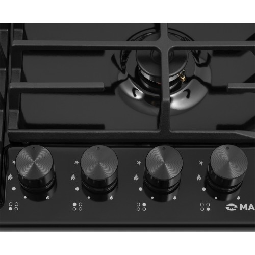 Газовая варочная панель MAUNFELD EGHE.64.63CB2/G (черный) 3