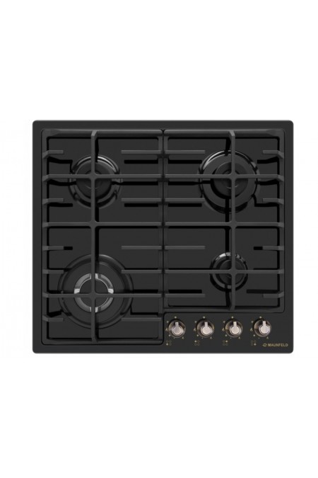 Газовая варочная панель MAUNFELD EGHE.64.63CB.R/G (черный) 