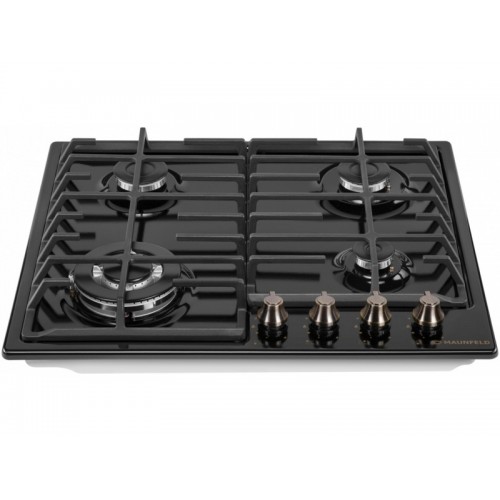 Газовая варочная панель MAUNFELD EGHE.64.63CB.R/G (черный) 1