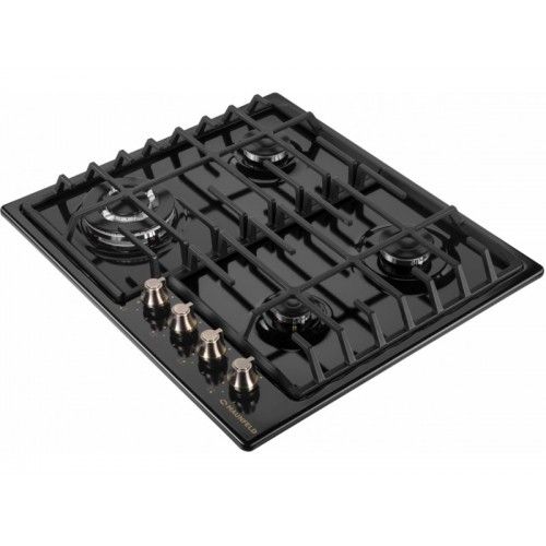 Газовая варочная панель MAUNFELD EGHE.64.63CB.R/G (черный) 2