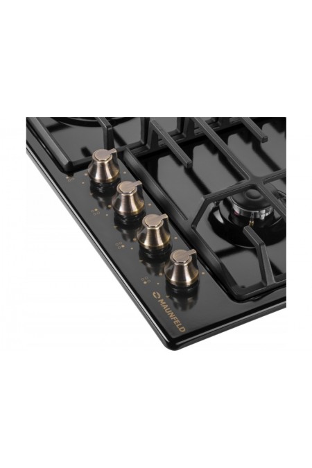 Газовая варочная панель MAUNFELD EGHE.64.63CB.R/G (черный) 3