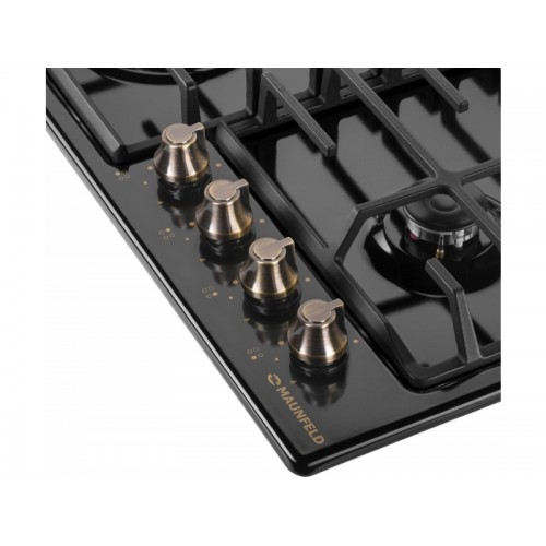Газовая варочная панель MAUNFELD EGHE.64.63CB.R/G (черный) 3