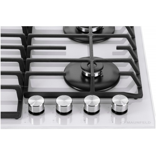 Газовая варочная панель Maunfeld EGHE.64.63CW/G (белый) 8