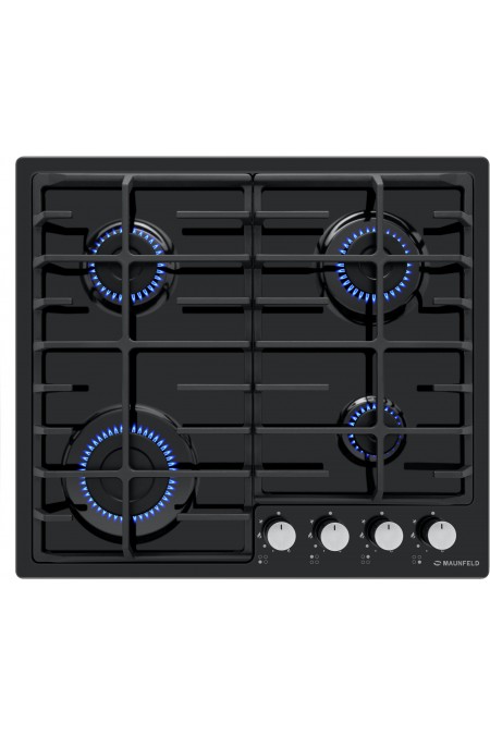 Газовая варочная панель MAUNFELD EGHE.64.6CB/G (черный) 
