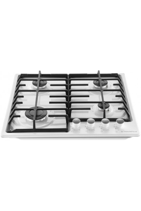 Газовая варочная панель MAUNFELD EGHE.64.6CW/G (белый) 1