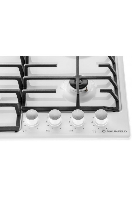 Газовая варочная панель MAUNFELD EGHE.64.6CW/G (белый) 3