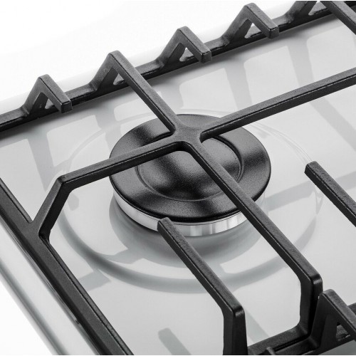 Газовая варочная панель MAUNFELD EGHE.64.6CW/G (белый) 5