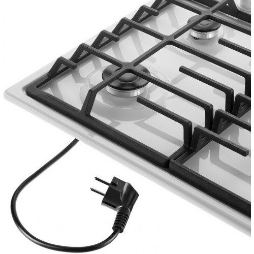 Газовая варочная панель MAUNFELD EGHE.64.6CW/G (белый) 6