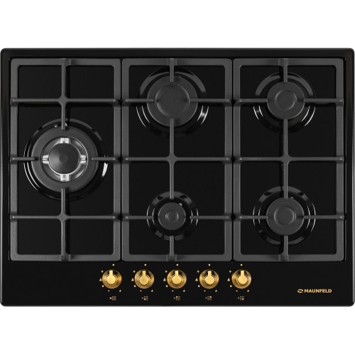 Газовая варочная панель MAUNFELD EGHE.75.33CB.R/G (черный) 2