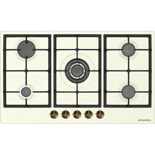 Газовая варочная панель MAUNFELD EGHE.95.33CBG.R/G (бежевый) 