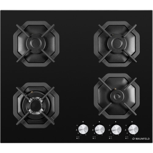 Газовая варочная панель MAUNFELD EGHG 64.23CB/G (черный) 