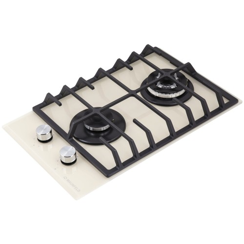 Газовая варочная панель MAUNFELD EGHG.32.63CBG/G (бежевый) 3