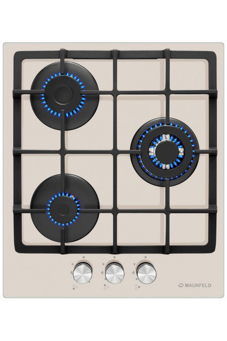 Газовая варочная панель MAUNFELD EGHG.43.33CBG\G (бежевый) 1