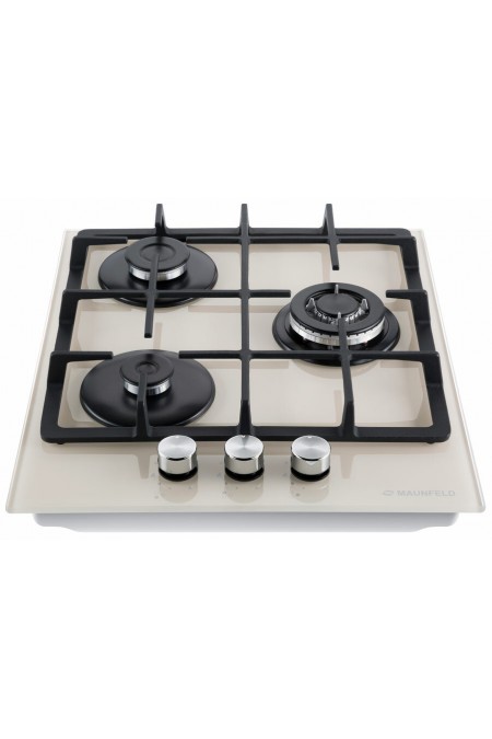 Газовая варочная панель MAUNFELD EGHG.43.33CBG\G (бежевый) 2