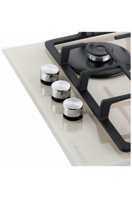 Газовая варочная панель MAUNFELD EGHG.43.33CBG\G (бежевый) 4