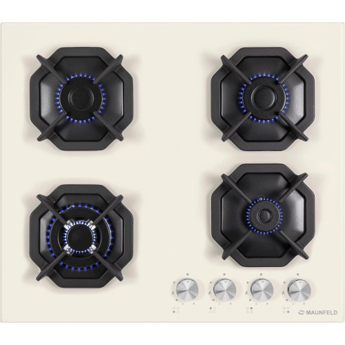 Газовая варочная панель MAUNFELD EGHG.64.23CBG/G (бежевый) 1