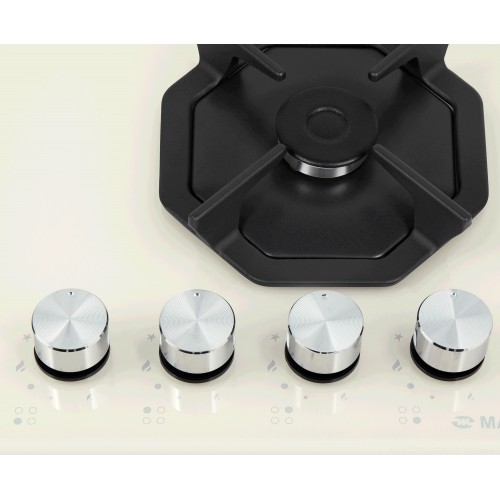 Газовая варочная панель MAUNFELD EGHG.64.23CBG/G (бежевый) 2