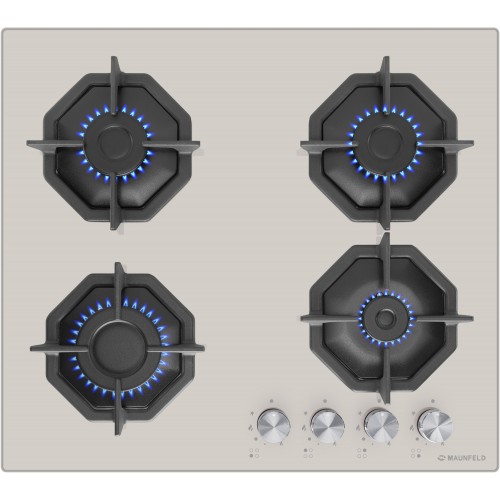 Газовая варочная панель MAUNFELD EGHG.64.2CBG\G (бежевый) 1