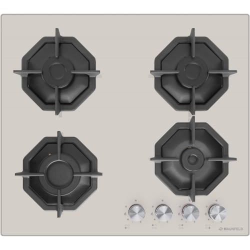Газовая варочная панель MAUNFELD EGHG.64.2CBG\G (бежевый) 